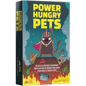ASMODEE POWER HUNGRY PETS Juego interactivo de cartón para edades de 7 a 9 años Hecho en Italia - Product Image 1