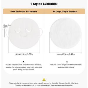 Juego de máscaras de compresión fría y caliente con y sin orificios, toalla facial calentada con vapor para alivio de ojos y cuidado de la piel, belleza, 1 ud. - Product Image 6