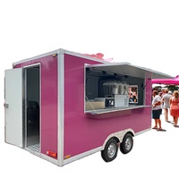 Kiosque à café OEM Snacks Pizza Taco BBQ Hot Dog Camion de crème glacée Concession Food Truck Camion mobile de restauration avec cuisine complète