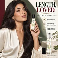 Minyak Rambut Roll-on Length Ritual, Minyak Perawatan Rambut Fenugreek Black Seed Amla, Memperkuat, Menutrisi, Melindungi Rambut, OEM Private Label