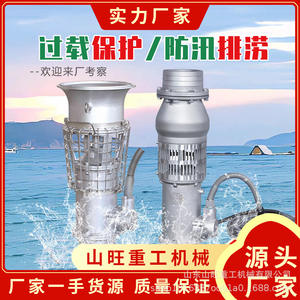 Bomba de Drenaje de Emergencia para Control de Inundaciones, Bomba de Control de Inundaciones de Frecuencia Variable con Imán, Bomba Sumergible de Alta Presión, Bomba de Flujo Axial para Inundaciones - Product Image 3