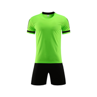 Maillot de football à bon prix avec logo, numéro et nom d'équipe, uniformes de football pour club et matchs d'équipe, pour hommes, 100 % polyester, imprimé par transfert thermique