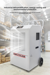 Système de climatisation domestique industriel 30 ~ 168L/D Puissant déshumidificateur de plantes de toit de plafond Air de refroidissement avec WiFi - Product Image 5