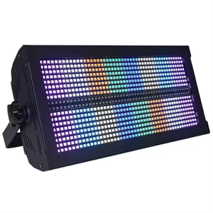 RGBW <b>LED</b> Strobe <b>Light</b> with DMX Control and Aluminum Construction for Stage DJ Club Disco Event Lighting - Product Image 5