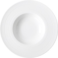 Assiette à pâtes en céramique blanche pure, design minimaliste moderne pour hôtel, passe au micro-ondes, motif uni, assiette à soupe, bol à nouilles profond
