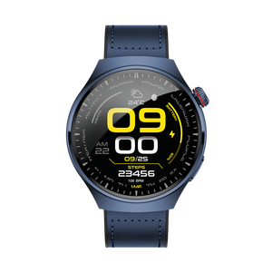 1.43 ''écran AMOLED G7 bracelet <span class=keywords><strong>bleu</strong></span> foncé <span class=keywords><strong>montre</strong></span> intelligente avec GPS boussole Altitude pression d'air 380mAh grande batterie - Product Image 5