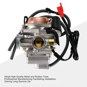 GOOFIT Motorcycle PD24J Carburetor 24mm Cold Starters Replacement For GY6 150cc 150cc 152QMI 157QMJ ATV Go Kart Moped Scooter