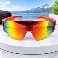 Lunettes de sport intelligentes, étanches IP68, caméra HD 4K |   Design enveloppant |   Lunettes intelligentes IA légères pour le cyclisme en extérieur