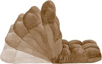 Fauteuil de sol réglable à cinq positions avec cordon en Polyester, pliable, idéal pour la méditation, les jeux et les loisirs, offre spéciale
