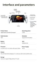 Console de jeu portable ZongX M28 avec batterie grande capacité de 4000 mAh, fonctionne parfaitement avec plus de 30 émulateurs classiques tels que PS2, PSP