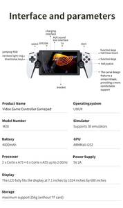 Consola de Juegos Portátil ZongX M28 con Batería de Gran Capacidad de 4000 mAh, Funciona de Forma Fluida con Más de 30 Emuladores Clásicos como <span class=keywords><strong>PS2</strong></span> y PSP - Product Image 6