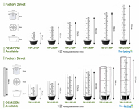 Pompe en plastique anti-UV pour serre domestique, agriculture, système de culture hydroponique automatique à 11 couches LED à haut rendement, système d'agriculture verticale