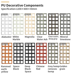 Beliebteste Stein fliesen Leichte PU-Steinplatten Wand Stein haut Eingang Dekorative Paneele für Villa - Product Image 4