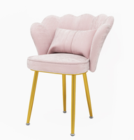 Chaises de jeu pour filles, chaises confortables avec pieds en métal, coussin de taille décontracté, canapé Ofa style nuage, canapé incurvé