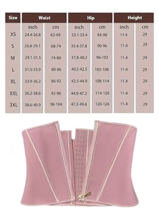 Ceinture de maintien pour femme en latex, corset amincissant sous la poitrine, gaine sportive, sculpteur de corps sablier - Product Image 6