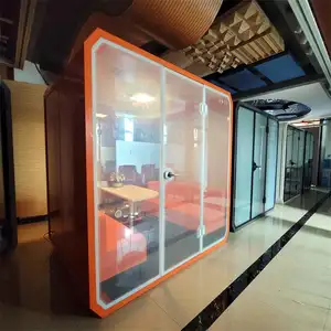 Aluminium Frame Geïsoleerde Vergaderzalen Mobiele Prefab Huizen