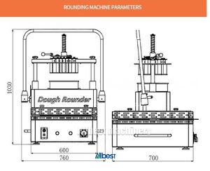 เครื่องทำแป้งโดว์กลม เครื่องแบ่งแป้งตอร์ติญ่า พิต้า เครื่องแบ่งแป้งไฟฟ้า - Product Image 5