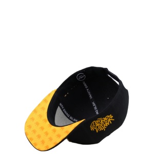 Topi Snapback perjalanan luar ruangan performa singa dan hitam jaring timbul 6 Panel kustom - Product Image 5