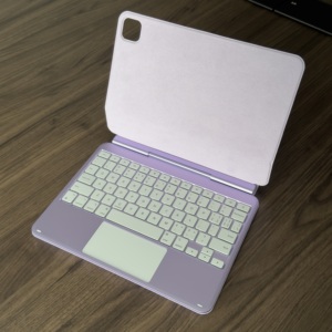Clavier Magique Fin en Aluminium Anodisé CNC à Axe Plat pour iPad Air 11" (2026-2024 M4/M3/M2), Air5/Air4 10.9", Pro 11" (<span class=keywords><strong>2022</strong></span>-2018) - Product Image 6