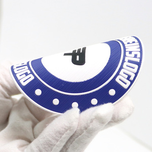 Tpu标签热转印t恤服装3D电镀凹陷品牌硅胶定制贴纸服装Tpu标志标签 - Product Image 5