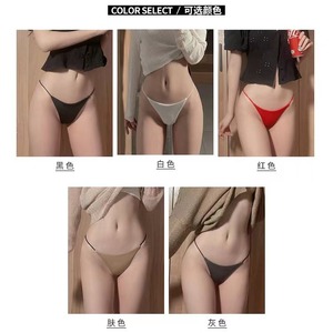 T-shirts sexy, strings pour femmes, simples, sans coutures, slips de sport sexy à taille mi-haute, séduisants et alléchant. - Product Image 4