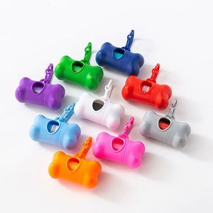 Distributeur de sacs à déjections pour animaux de compagnie en plastique léger personnalisé, en forme d'os, pour l'extérieur - Product Image 1