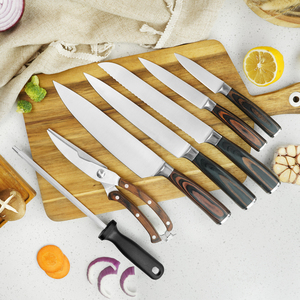 Ensemble <span class=keywords><strong>de</strong></span> couteaux <span class=keywords><strong>de</strong></span> cuisine ménagers <span class=keywords><strong>haut</strong></span> <span class=keywords><strong>de</strong></span> <span class=keywords><strong>gamme</strong></span> OEM/ODM <span class=keywords><strong>de</strong></span> 14 pièces avec bloc <span class=keywords><strong>de</strong></span> couteaux, aiguiseur et <span class=keywords><strong>ciseaux</strong></span> - Product Image 2