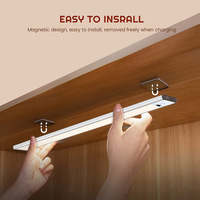 Capteur de mouvement d'escalier led sans fil rechargeable, lumière murale, capteur de mouvement d'escalier pour la maison