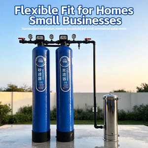 Sistema de Filtración de Agua Doble para Toda la Casa, Filtración Mecánica Automática de Sedimentos para Tratamiento Doméstico - Product Image 4