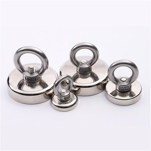 Nouvelle mise à niveau Super fort <span class=keywords><strong>Danone</strong></span> néodyme aimants de pêche ensemble aimant de Pot à trou fraisé avec Kit de boulon à œil avec corde à vendre - Product Image 4