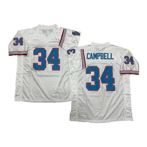 Maillot de rugby vintage pour homme, style cousu, Warren Moon, Steve McNair, Eddie George, Earl Campbell, Bruce Matthews, tailles S-3XL, livraison rapide - Product Image 5