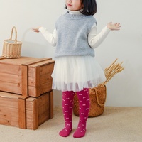 Collants pour filles d'automne, leggings de princesse, 2 à 8 ans, collants en coton, chaussettes à nœud métallique, collants pour filles