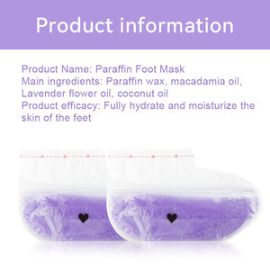 <span class=keywords><strong>Masque</strong></span> pour le <span class=keywords><strong>pied</strong></span> à la paraffine, 100% ingrédients naturels, hydrate avec de l'eau, bon marché - Product Image 3