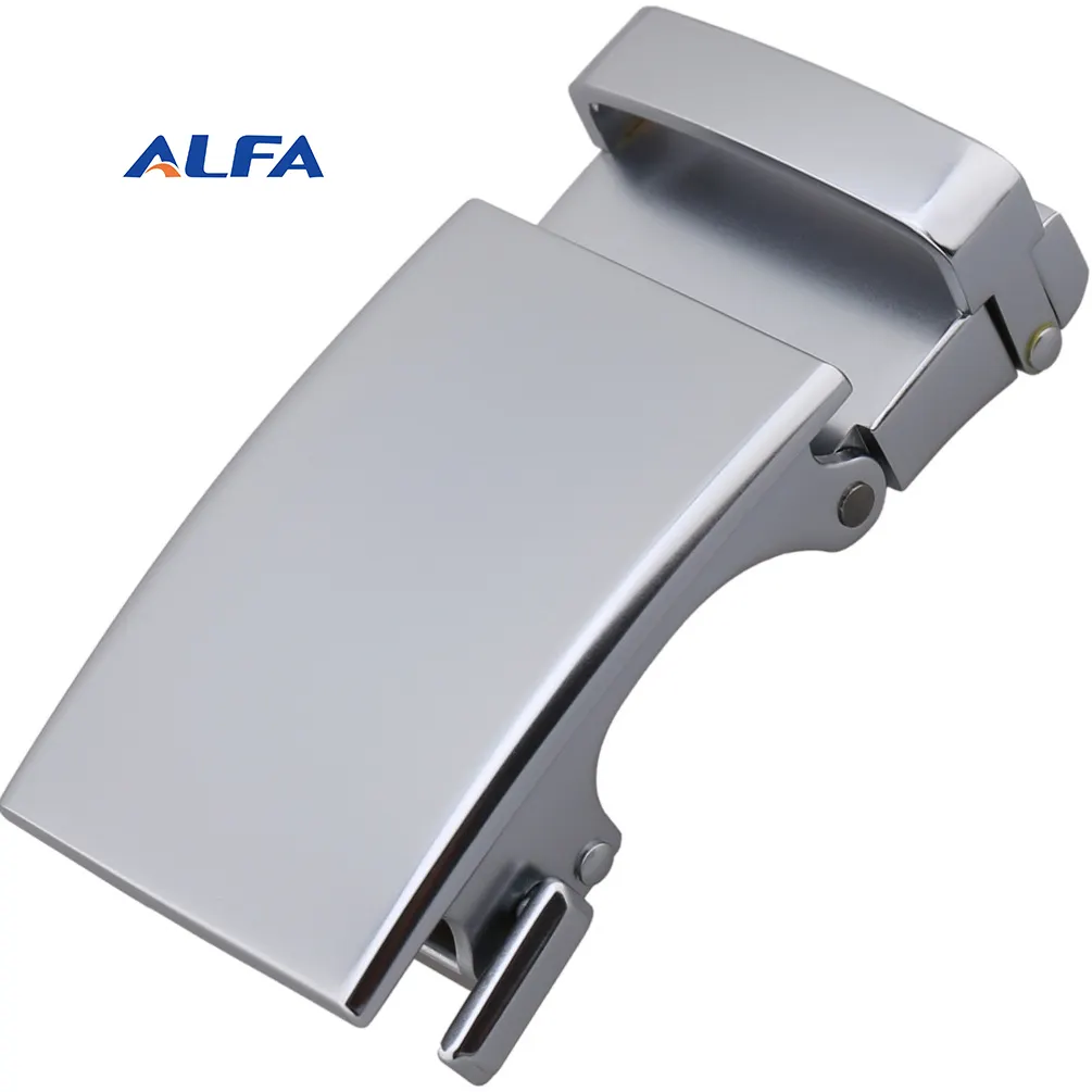 Alfa ratchet חגורות גברים ratchet אוטומטי צד חגורת מתכת אבזם