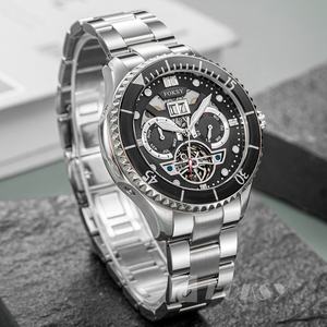 Reloj de Diseño OEM ODM con Logo Personalizado para Hombre Reloj Mecánico Automático con Calendario Impermeable de Negocios Tourbillon - Product Image 5