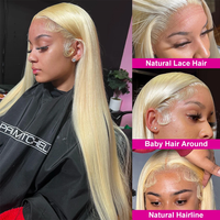 613 HD Full Lace Wig Kits perruques de cheveux humains dentelle frontale perruques Afro pour femmes noires 13x4x1 100 perruques de cheveux humains pour femmes