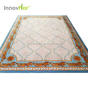 Tapis moderne en laine brodé, grands carreaux, 600x600 100x100, pour maison japonaise, type indien, broderie, prix en gros - Product Image 3