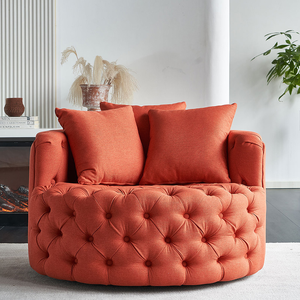 High Quality Modern Arm <strong>Chair</strong> Leisure Living Room <strong>Occasional</strong> Lounge <strong>Chair</strong> <strong>Small</strong> White Round Swivel Barrel <strong>Chair</strong> - Product Image 3