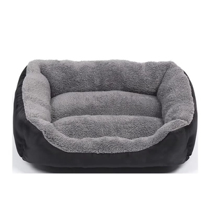 Accessoires pour chiens Petdom, lit respirant pour animaux de compagnie, grand lit rectangulaire pour animaux de compagnie, toutes saisons, double usage, double face - Product Image 1