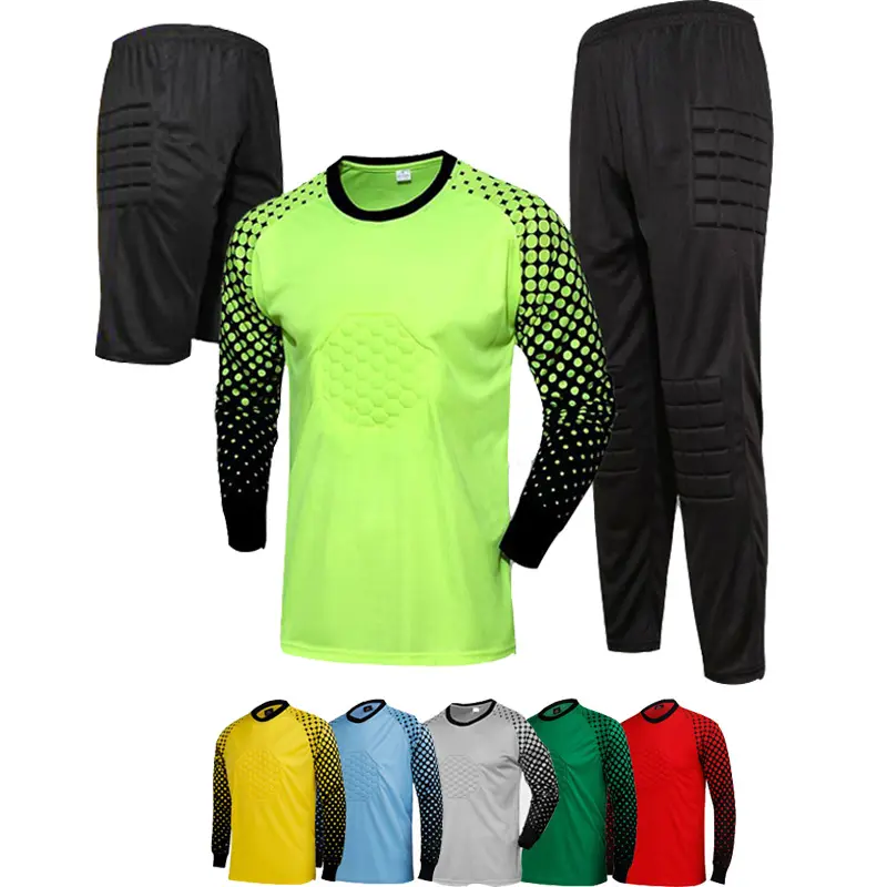 new design high quality soccer goalkeeper jersey