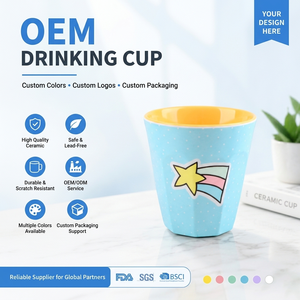 Vaso de 200 ml con Estampado de Carnaval, Impresión Digital de 6 Colores, Ecológico, Moderno, Hecho a Máquina, para Niños - Product Image 1