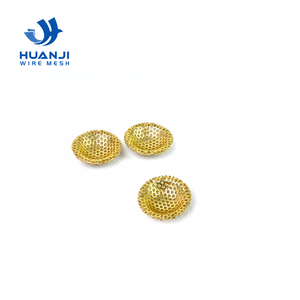 Capuchon de filtre à dôme double couche en tôle perforée, maille carrée tissée à bord festonné pour brûleur à mazout et injecteur de carburant - Product Image 1