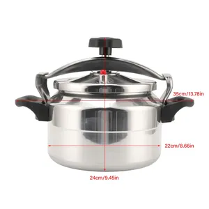 <span class=keywords><strong>Autocuiseur</strong></span> à gaz en alliage d'aluminium de grande capacité pour la maison antidéflagrant avec un design élégant - Product Image 6