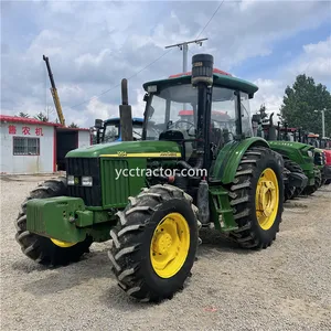 Deere 1204 120HP 4WD kubota 트랙터 필리핀 가격표 중고 타이어 트랙터 피아트 트랙터