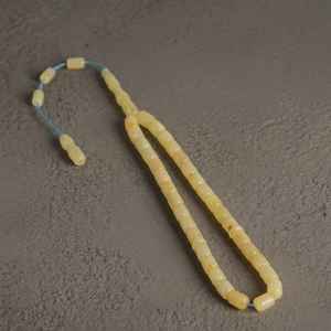 Perles de prière authentiques en corne de buffle, artisanat naturel fait main, pour la méditation, l'usage religieux et spirituel. - Product Image 2