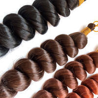 Extensions de cheveux synthétiques en spirale bouclée de 14 pouces, style bob soyeux, boucles françaises, coiffures bohèmes, tresses, queue de cheval, vague lâche, crochet en vrac