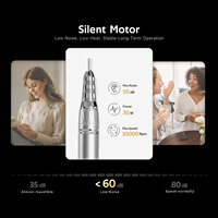 Kit de Manucure Professionnel Personnalisable avec Ponceuse à Ongles Portable, Aspirateur de Poussière et Lampe UV Rechargeable