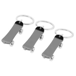 Hot sale Mini skateboard key ring skate key chain Fashion Pendant Key chain