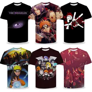 Summer Japanese Manga Anime Character T-shirt 100% Polyester Mesh Fabric 3d Printed T-shirts