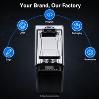 Mixeur Professionnel en Gros pour Distributeurs - Moteur Robuste 1600W 32000 tr/min pour Smoothies et Jus - Tarifs Progressifs
